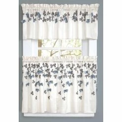 Cheapest ⌛ Lush Decor 2-piece Flower Drops Ivory Kitchen Tiers 🌟