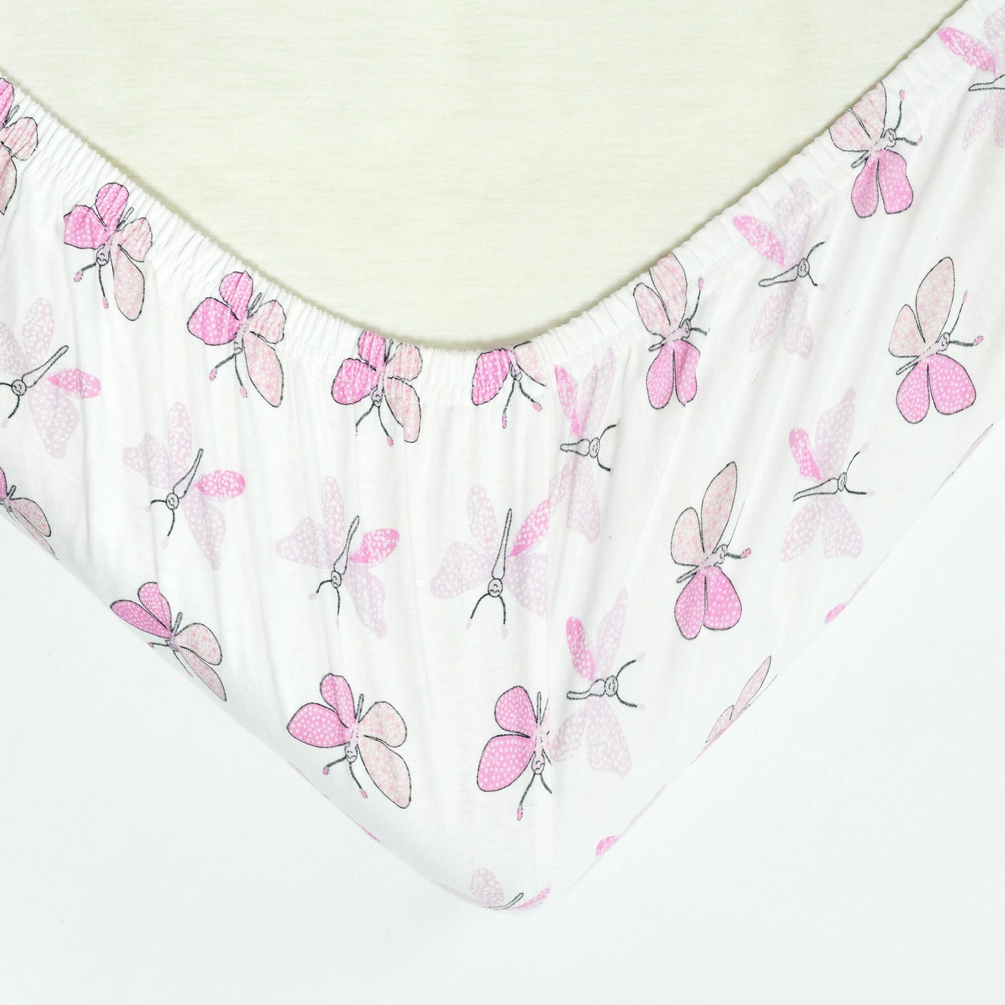 Buy π Lush Decor Hello Spud Butterfly Organic Cotton Fitted Crib Sheet - 52"x 28" X 9" βοΈ 4 Buy π Lush Decor Hello Spud Butterfly Organic Cotton Fitted Crib Sheet - 52"x 28" X 9" βοΈ - Image 4