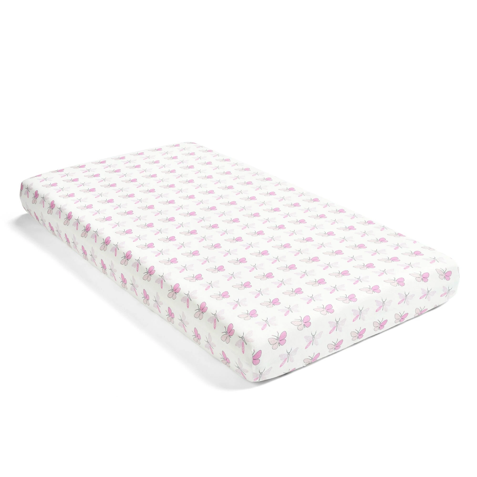 Buy π Lush Decor Hello Spud Butterfly Organic Cotton Fitted Crib Sheet - 52"x 28" X 9" βοΈ 1 Buy π Lush Decor Hello Spud Butterfly Organic Cotton Fitted Crib Sheet - 52"x 28" X 9" βοΈ