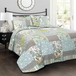Best deal 🌟 Lush Decor Roesser 3 Piece Quilt Set 💯