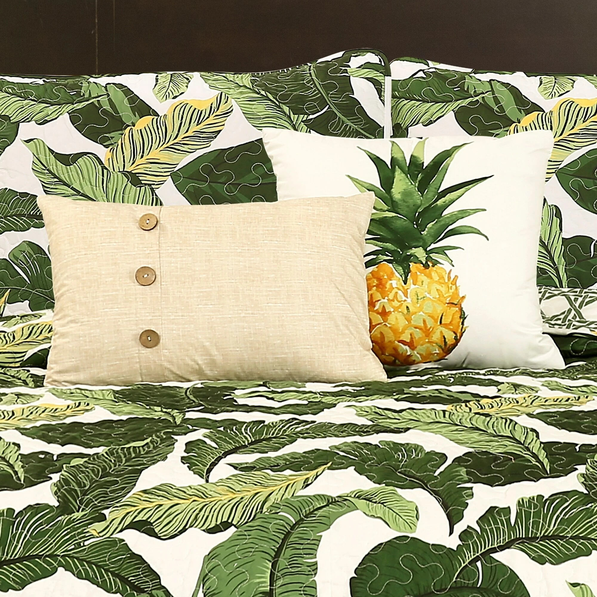Best deal π Lush Decor Tropical Paradise 5 Piece Quilt Set π 3 Best deal π Lush Decor Tropical Paradise 5 Piece Quilt Set π - Image 3