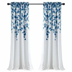 Brand new 🧨 Lush Decor Farmhouse Ginkgo Leaf Light Filtering Window Curtain Panel Single - 84" X 52" 🤩 -Lush Decor Shop Lush DC3A9cor Farmhouse Ginkgo Leaf Light Filtering Window Curtain Panel Single 4