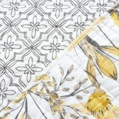 Coupon ✨ Lush Decor Adalia 3 Piece Quilt Set Yellow & Gray 😍 -Lush Decor Shop Lush Decor Adalia 3 Piece Quilt Set 813992bd 4f69 49fd a648 a997b09908a1