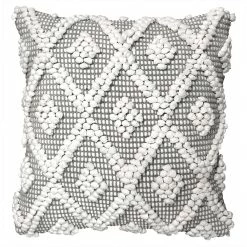 Best deal 🎉 Lush Decor Adelyn Decorative Square Pillow Cover Gray ⌛