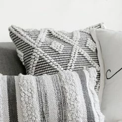 Brand new 👏 Lush Decor Adelyn Decorative Pillow Gray Single 20X20 Steeple Gray ❤️ -Lush Decor Shop Lush Decor Adelyn Decorative Pillow Gray Single 20X20 10