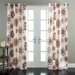 Cheap π Lush Decor Adrianne Room Darkening 84-Inch Curtain Panel Pair - 52"W X 84"L Orange π₯