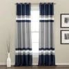 Flash Sale 🌟 Lush Decor Alexander Stripe Room Darkening Curtain Panel Pair Navy 🎉