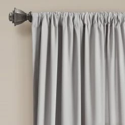 Discount 🌟 Lush Decor Allison Ruffle Window Curtain Panel Pair Dark Gray 🔥 -Lush Decor Shop Lush Decor Allison Ruffle Window Curtain Panel Pair 11
