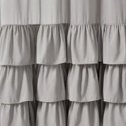 Discount 🌟 Lush Decor Allison Ruffle Window Curtain Panel Pair Dark Gray 🔥 -Lush Decor Shop Lush Decor Allison Ruffle Window Curtain Panel Pair 12