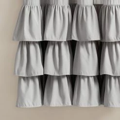 Discount 🌟 Lush Decor Allison Ruffle Window Curtain Panel Pair Dark Gray 🔥 -Lush Decor Shop Lush Decor Allison Ruffle Window Curtain Panel Pair 13