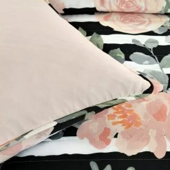 Wholesale 🌟 Lush Decor Amara Watercolor Rose 5 Piece Quilt Set Black & Dusty Rose 🌟 -Lush Decor Shop Lush Decor Amara Watercolor Rose 5 Piece Quilt Set 4