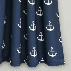 Deals ⌛ Lush Decor Anchor Room-darkening Window Panel Curtain Pair Navy 💯 -Lush Decor Shop Lush Decor Anchor Room darkening Window Panel Curtain Pair 11