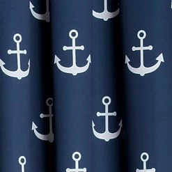 Deals ⌛ Lush Decor Anchor Room-darkening Window Panel Curtain Pair Navy 💯 -Lush Decor Shop Lush Decor Anchor Room darkening Window Panel Curtain Pair 9