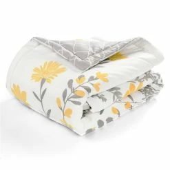 New ✔️ Lush Decor Aprile Throw Single Yellow/gray ⌛ -Lush Decor Shop Lush Decor Aprile Throw Single 6
