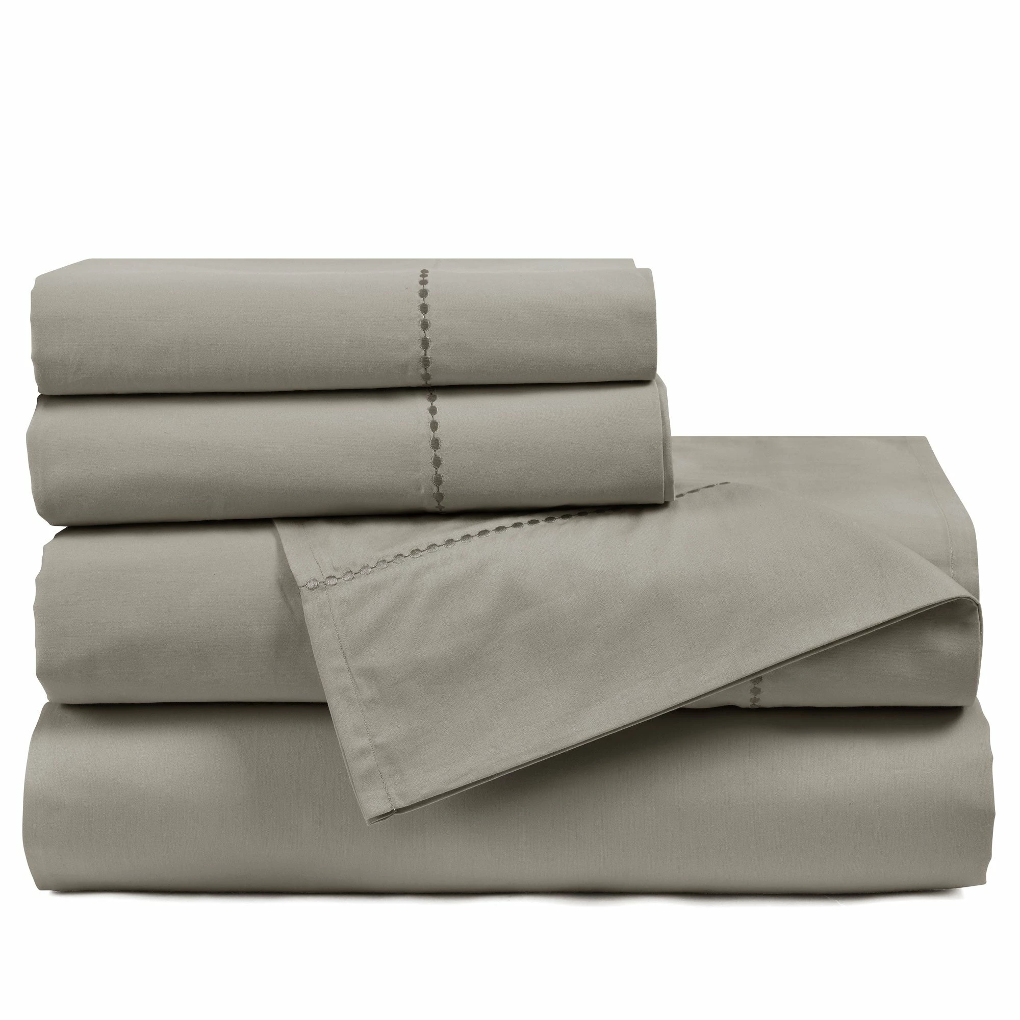Buy ⌛ Lush Decor Aria Dots 6 Piece Sateen Cotton Sheet Set White ⌛ 9 Buy ⌛ Lush Decor Aria Dots 6 Piece Sateen Cotton Sheet Set White ⌛ - Image 9