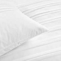 Budget ✨ Lush Decor Arora Pleat 5 Piece Comforter Set White ✨ 24 Budget ✨ Lush Decor Arora Pleat 5 Piece Comforter Set White ✨ -Lush Decor Shop Lush Decor Arora Pleat 5 Piece Comforter Set 9