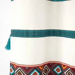 New π Lush Decor Ava Boho Stripe Tassel Yarn Dyed Eco-Friendly Recycled Cotton Blend Shower Curtain Single β 12 New π Lush Decor Ava Boho Stripe Tassel Yarn Dyed Eco-Friendly Recycled Cotton Blend Shower Curtain Single β -Lush Decor Shop Lush Decor Ava Boho Stripe Tassel Yarn Dyed Eco Friendly Recycled Cotton Blend Shower Curtain Single 4