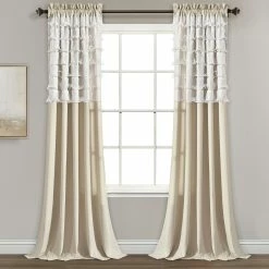 Buy 👍 Lush Decor Avery Curtain Panel Pair Neutral 👍 -Lush Decor Shop Lush Decor Avery Curtain Panel Pair