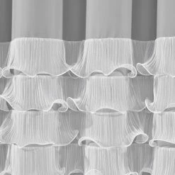 Top 10 🤩 Lush Decor Avery Ruffled Shower Curtain White 🔔 -Lush Decor Shop Lush Decor Avery Ruffled Shower Curtain 1