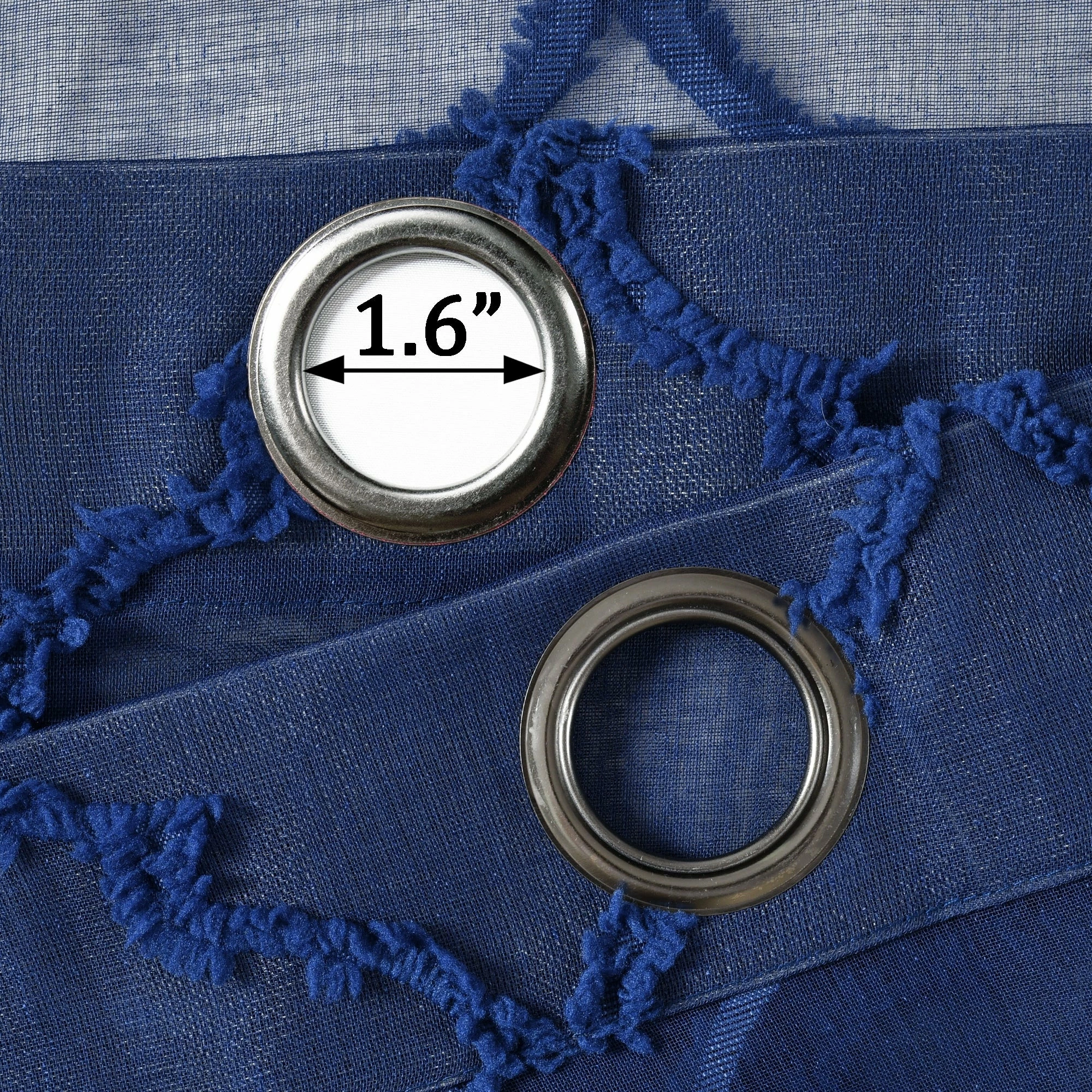 Brand new βοΈ Lush Decor Avon Trellis Grommet Sheer Window Curtain Panel Pair White π 15 Brand new βοΈ Lush Decor Avon Trellis Grommet Sheer Window Curtain Panel Pair White π - Image 15