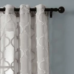 Brand new βοΈ Lush Decor Avon Trellis Grommet Sheer Window Curtain Panel Pair White π 18 Brand new βοΈ Lush Decor Avon Trellis Grommet Sheer Window Curtain Panel Pair White π -Lush Decor Shop Lush Decor Avon Trellis Grommet Sheer Window Curtain Panel Pair 3