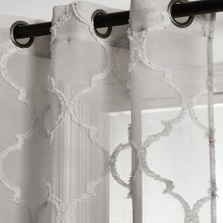 Brand new βοΈ Lush Decor Avon Trellis Grommet Sheer Window Curtain Panel Pair White π 21 Brand new βοΈ Lush Decor Avon Trellis Grommet Sheer Window Curtain Panel Pair White π -Lush Decor Shop Lush Decor Avon Trellis Grommet Sheer Window Curtain Panel Pair 6