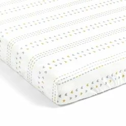 Best Pirce 😍 Lush Decor Baby Hygge Geo Modern Soft & Plush Fitted Crib Sheet - 52"x 28" X 9" 🥰