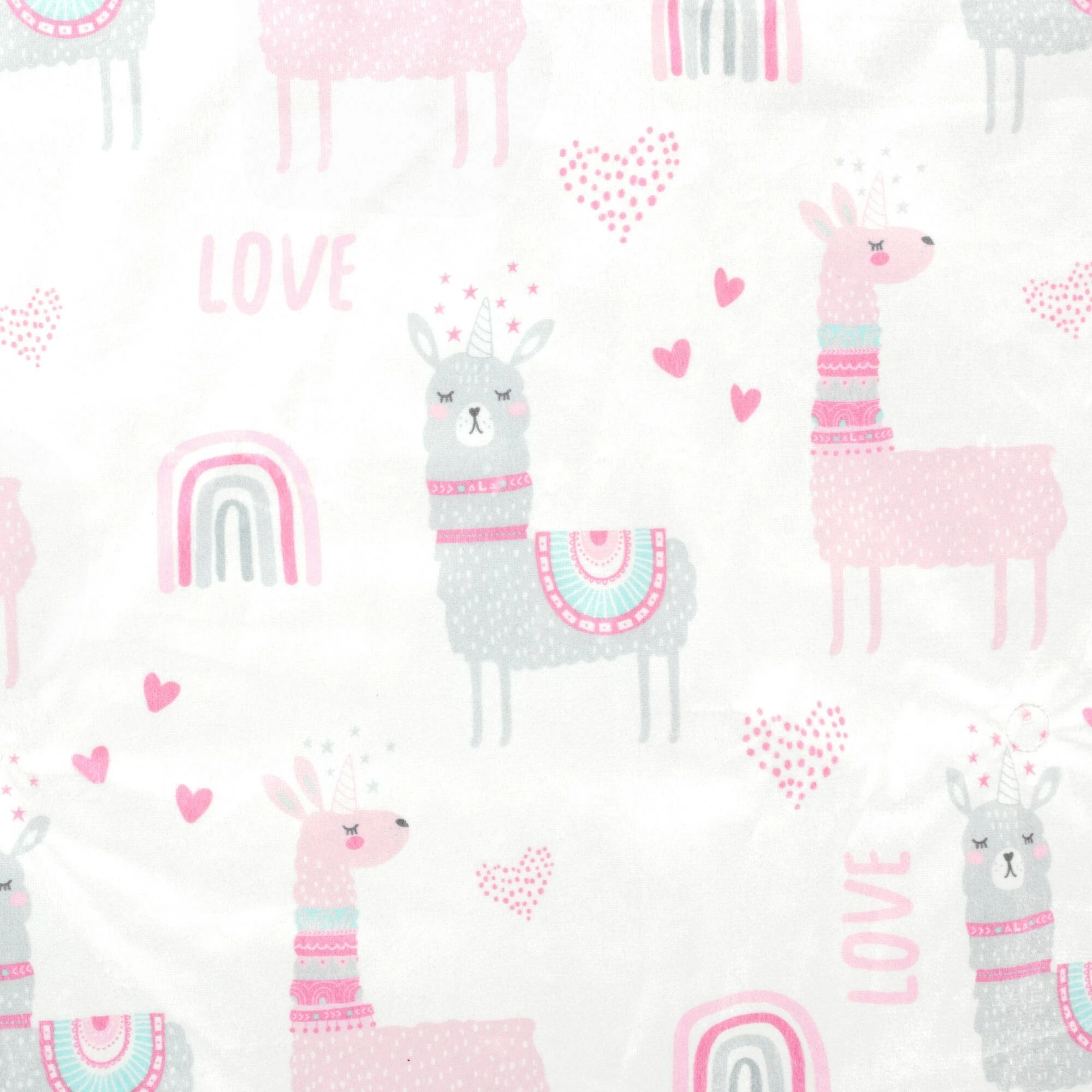 Promo ⭐ Lush Decor Baby Llama Love Reversible Soft & Plush Oversized Soft Baby Blanket - 50" X 36" ✔️ 5 Promo ⭐ Lush Decor Baby Llama Love Reversible Soft & Plush Oversized Soft Baby Blanket - 50" X 36" ✔️ - Image 5
