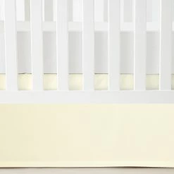 Brand new 🎉 Lush Decor Baby Printed Linen Textured Solid Crib 👗 Skirt Ivory 🧨 -Lush Decor Shop Lush Decor Baby Printed Linen Textured Solid Crib Skirt 7