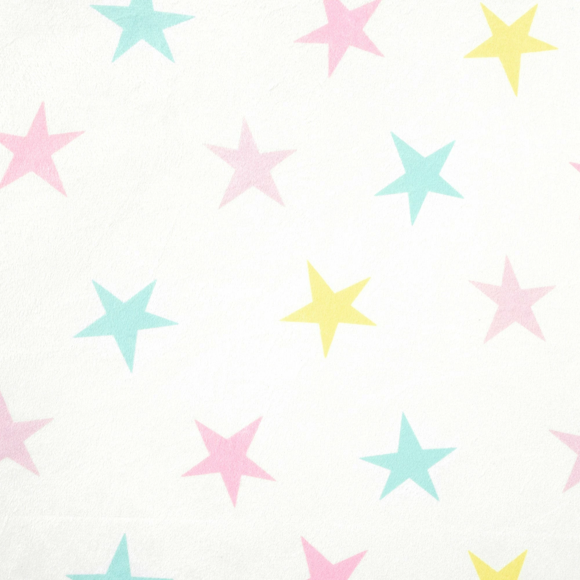 Coupon 👏 Lush Decor Baby Rainbow Allover Stars Soft & Plush Fitted Crib Sheet - 52"x 28" X 9" 😉 2 Coupon 👏 Lush Decor Baby Rainbow Allover Stars Soft & Plush Fitted Crib Sheet - 52"x 28" X 9" 😉 - Image 2