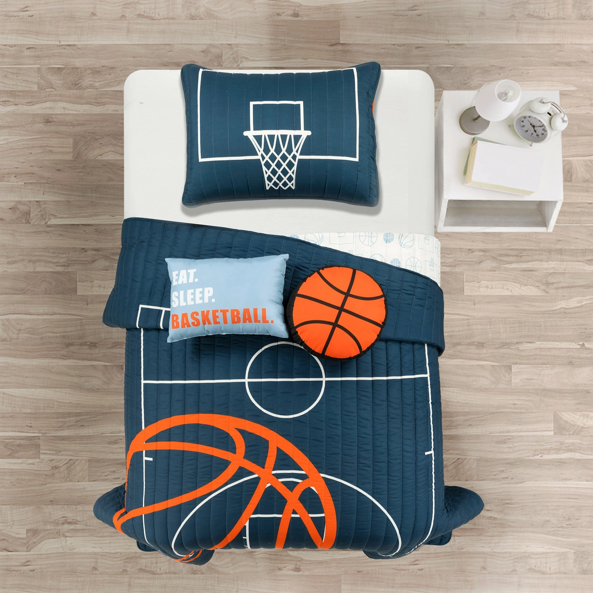 Wholesale π Lush Decor π Basketball Game Quilt Set Charcoal β 11 Wholesale π Lush Decor π Basketball Game Quilt Set Charcoal β - Image 11