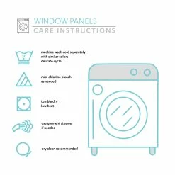 Coupon 🔥 Lush Decor Bayview Elastic Embroidery Window Curtain Panels - 108" X 54" 🔥 -Lush Decor Shop Lush Decor Bayview Elastic Embroidery Window Curtain Panels 1