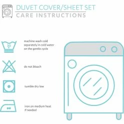 Best deal 🤩 Lush Decor Belgian Flax Prewashed Linen Rich Cotton Blend Duvet Cover 3 Piece Set 🎉 -Lush Decor Shop Lush Decor Belgian Flax Prewashed Linen Rich Cotton Blend Duvet Cover 3 Piece Set 5