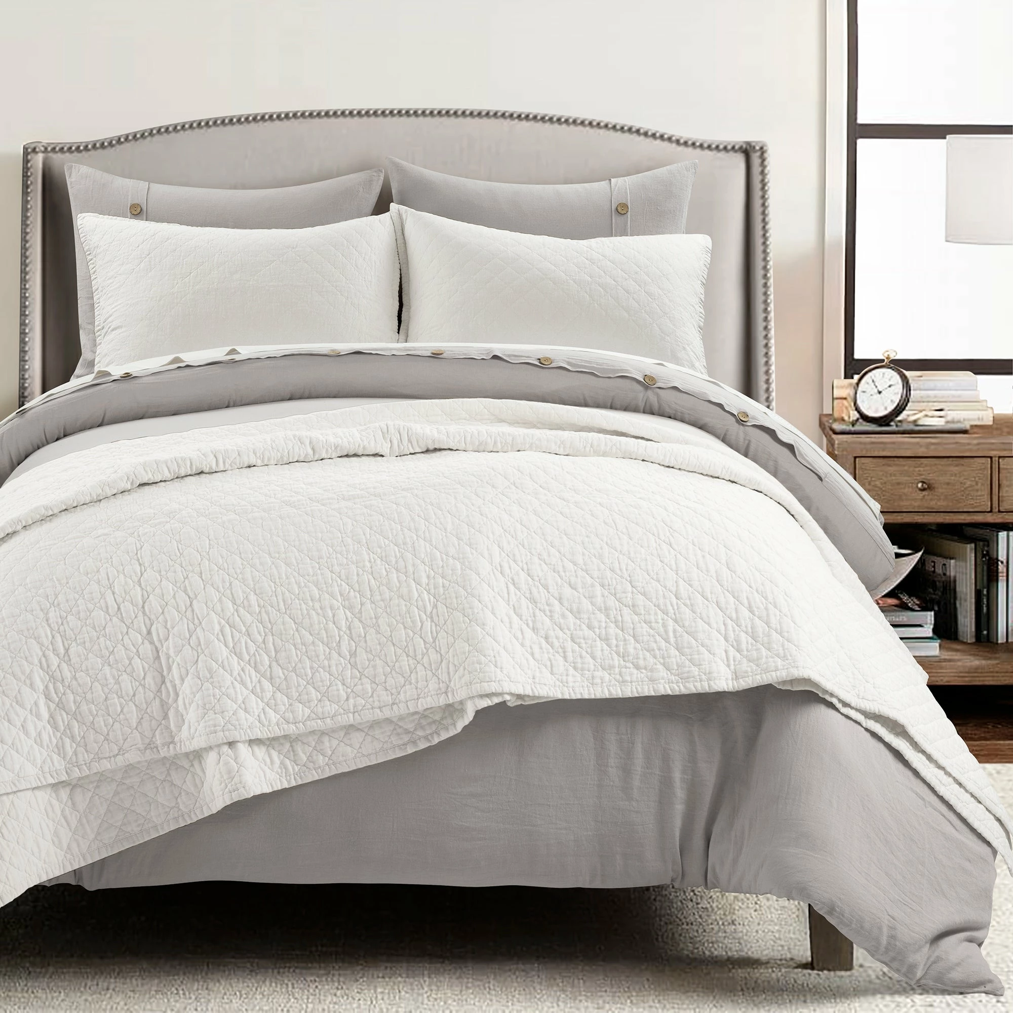 Flash Sale β Lush Decor Belgian Flax Prewashed Linen Rich Cotton Blend Quilt 3 Piece Set π 1 Flash Sale β Lush Decor Belgian Flax Prewashed Linen Rich Cotton Blend Quilt 3 Piece Set π