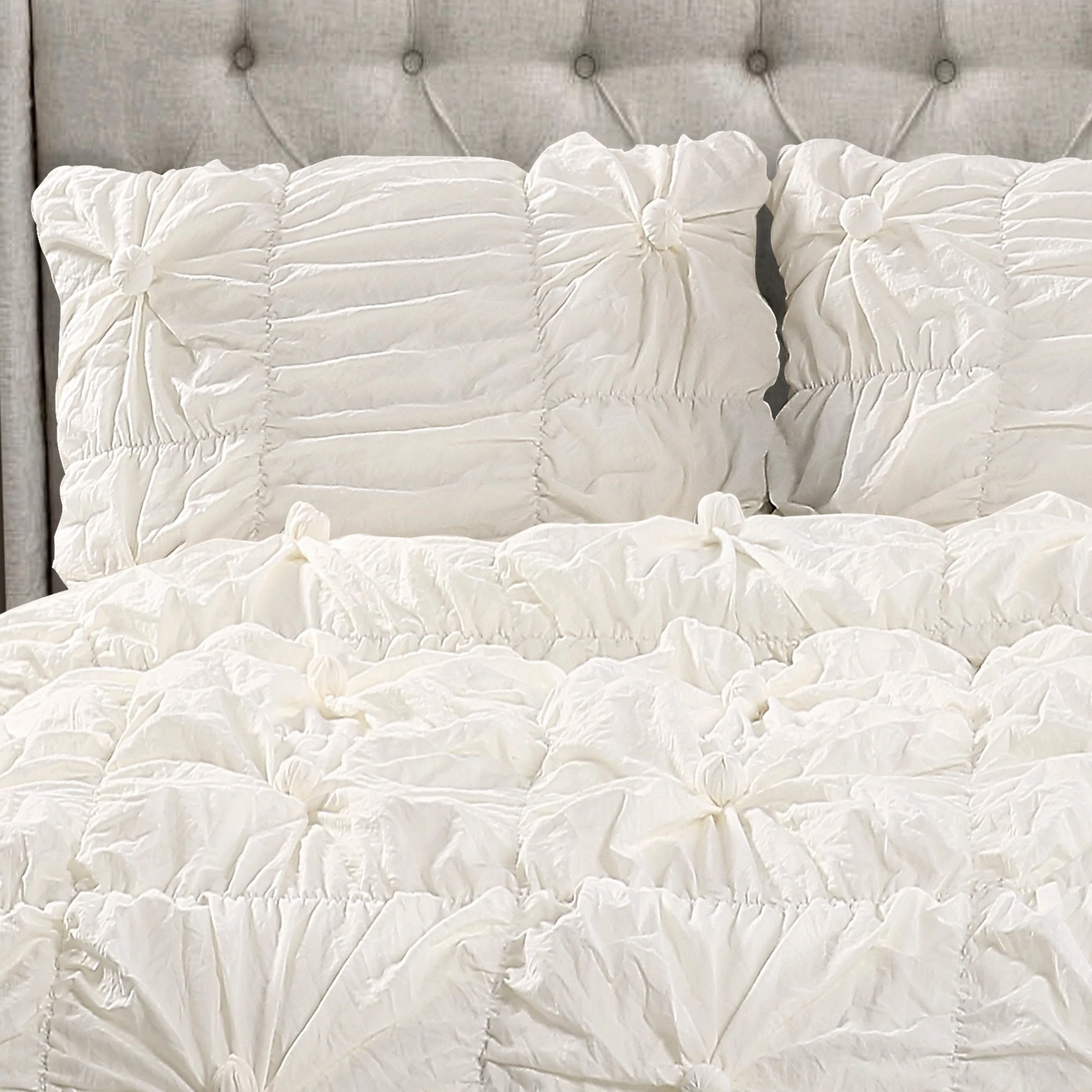 Best deal π€© Lush Decor Bella Sabby Chic 3 Piece Comforter Set Light Gray π 6 Best deal π€© Lush Decor Bella Sabby Chic 3 Piece Comforter Set Light Gray π - Image 6
