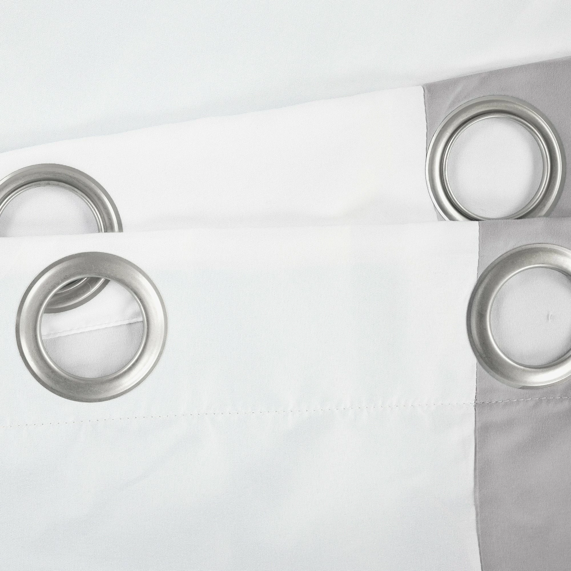 Promo ๐ Lush Decor Block Border 100% Lined Grommet Blackout Window Curtain Panel Single White/navy ๐ 11 Promo ๐ Lush Decor Block Border 100% Lined Grommet Blackout Window Curtain Panel Single White/navy ๐ - Image 11