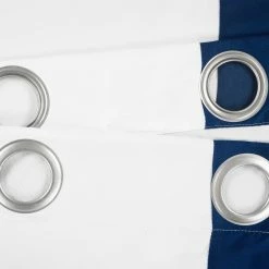 Promo ๐ Lush Decor Block Border 100% Lined Grommet Blackout Window Curtain Panel Single White/navy ๐ 19 Promo ๐ Lush Decor Block Border 100% Lined Grommet Blackout Window Curtain Panel Single White/navy ๐ -Lush Decor Shop Lush Decor Block Border 10025 Lined Grommet Blackout Window Curtain Panel Single 5