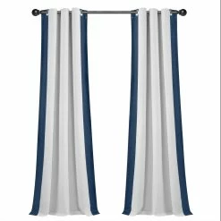 Promo ๐ Lush Decor Block Border 100% Lined Grommet Blackout Window Curtain Panel Single White/navy ๐ 21 Promo ๐ Lush Decor Block Border 100% Lined Grommet Blackout Window Curtain Panel Single White/navy ๐ -Lush Decor Shop Lush Decor Block Border 10025 Lined Grommet Blackout Window Curtain Panel Single 7