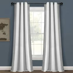 Promo ๐ Lush Decor Block Border 100% Lined Grommet Blackout Window Curtain Panel Single White/navy ๐ 22 Promo ๐ Lush Decor Block Border 100% Lined Grommet Blackout Window Curtain Panel Single White/navy ๐ -Lush Decor Shop Lush Decor Block Border 10025 Lined Grommet Blackout Window Curtain Panel Single 8