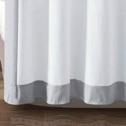 Outlet 👏 Lush Decor Block Border Shower Curtain Single White/navy ✨ -Lush Decor Shop Lush Decor Block Border Shower Curtain Single 9