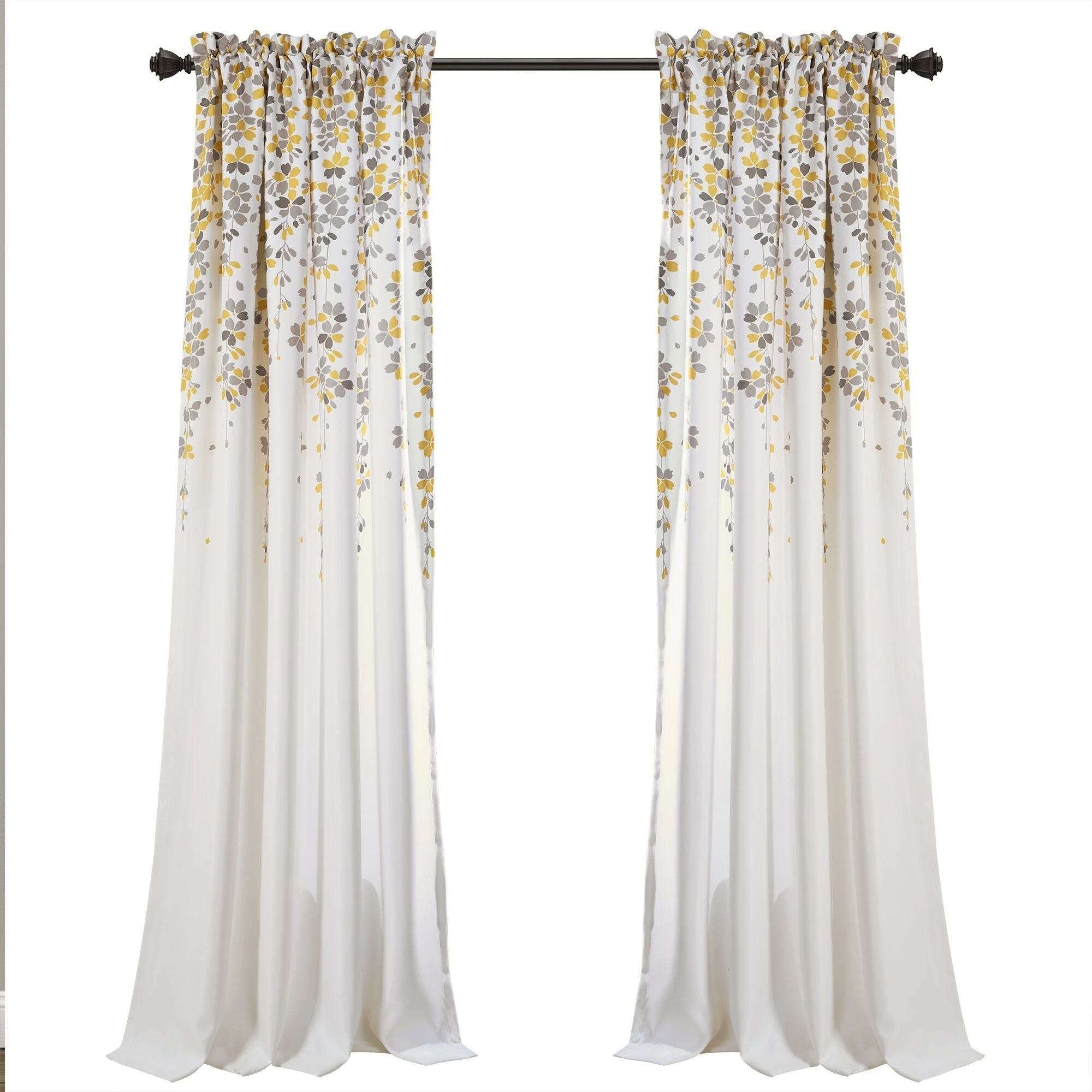 Best Pirce π€© Lush Decor Blue Faux Silk 84-inch Flower Drop Single Curtain Panel β 8 Best Pirce π€© Lush Decor Blue Faux Silk 84-inch Flower Drop Single Curtain Panel β - Image 8