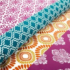 Flash Sale ✨ Lush Decor Bohemian Stripe Reversible 3 Piece Cotton Duvet Set Turquoise&orange 🎉 -Lush Decor Shop Lush Decor Bohemian Stripe Reversible 3 Piece Cotton Duvet Set 10