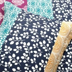 Flash Sale ✨ Lush Decor Bohemian Stripe Reversible 3 Piece Cotton Duvet Set Turquoise&orange 🎉 -Lush Decor Shop Lush Decor Bohemian Stripe Reversible 3 Piece Cotton Duvet Set 12