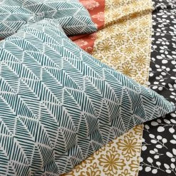 Flash Sale ✨ Lush Decor Bohemian Stripe Reversible 3 Piece Cotton Duvet Set Turquoise&orange 🎉 -Lush Decor Shop Lush Decor Bohemian Stripe Reversible 3 Piece Cotton Duvet Set 3