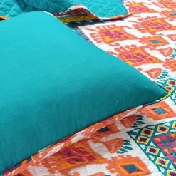 Promo ✔️ Lush Decor Boho Chevron 3 Piece Quilt Set ⌛ -Lush Decor Shop Lush Decor Boho Chevron 3 Piece Quilt Set 6