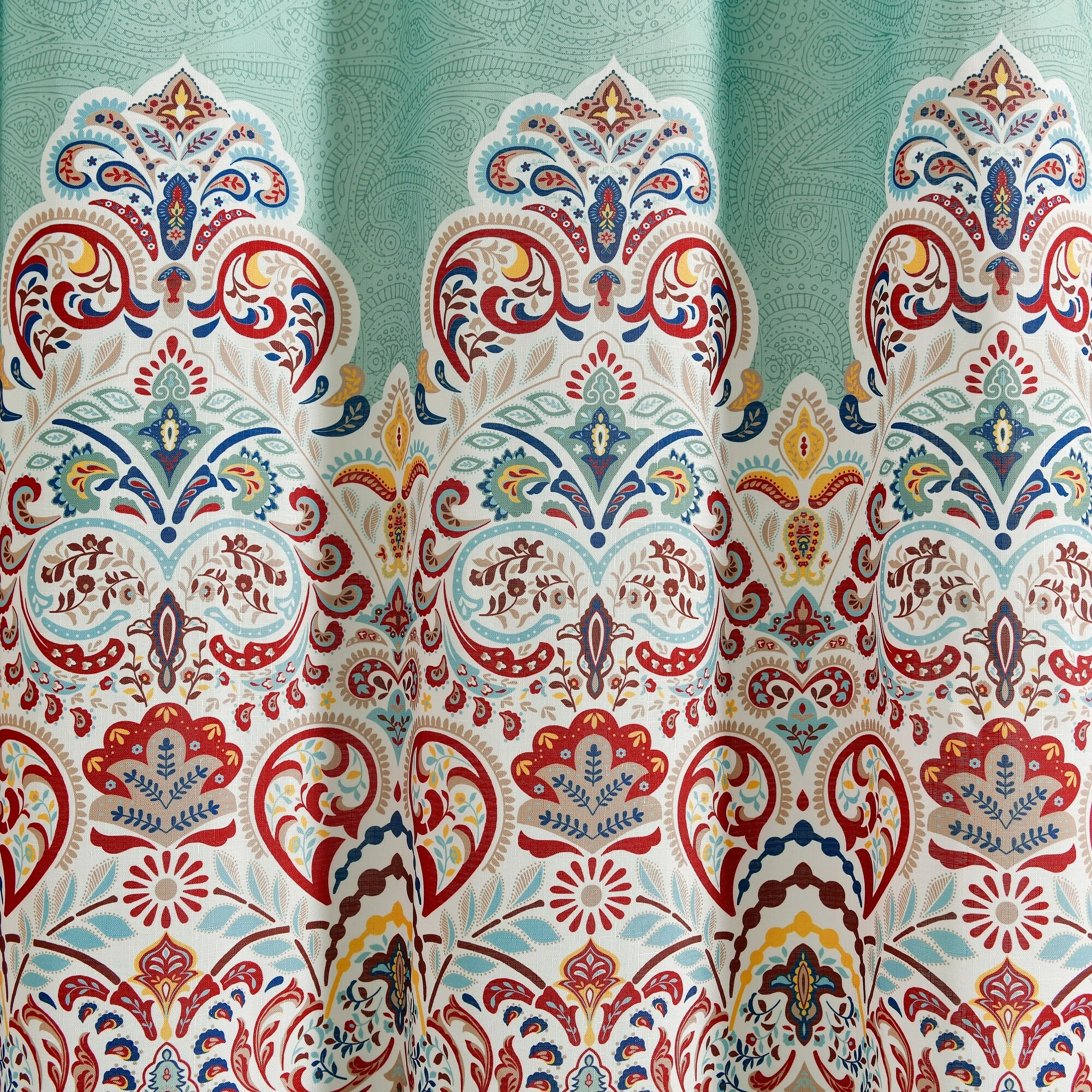 Wholesale π₯° Lush Decor Boho Chic Shower Curtain With Peva Lining And Rings Set Seafoam β 7 Wholesale π₯° Lush Decor Boho Chic Shower Curtain With Peva Lining And Rings Set Seafoam β - Image 7