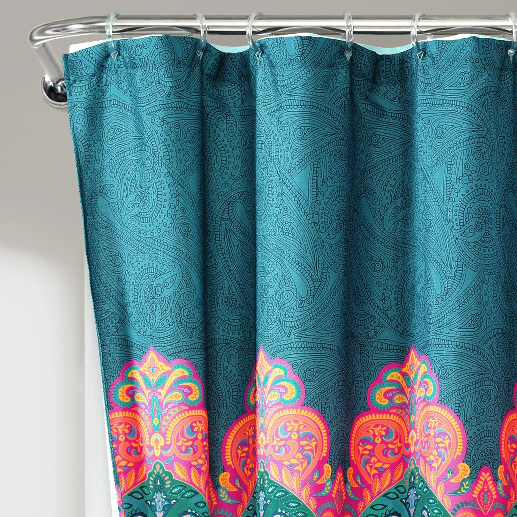 Wholesale π₯° Lush Decor Boho Chic Shower Curtain With Peva Lining And Rings Set Seafoam β 10 Wholesale π₯° Lush Decor Boho Chic Shower Curtain With Peva Lining And Rings Set Seafoam β - Image 10