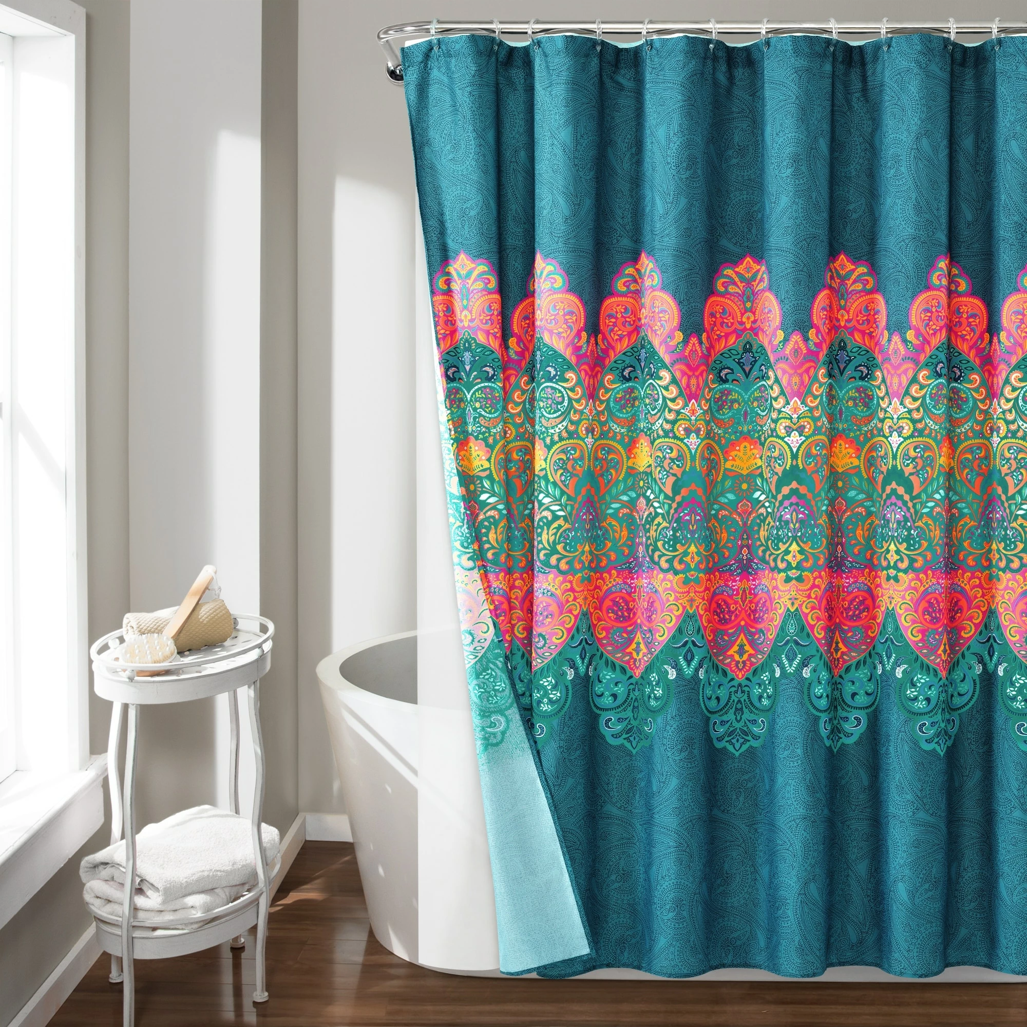 Wholesale π₯° Lush Decor Boho Chic Shower Curtain With Peva Lining And Rings Set Seafoam β 1 Wholesale π₯° Lush Decor Boho Chic Shower Curtain With Peva Lining And Rings Set Seafoam β