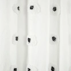 Cheapest ⌛ Lush Decor Boho Circle Tufted Yarn Dyed Eco-Friendly Recycled Cotton Shower Curtain Single Gray 😀 -Lush Decor Shop Lush Decor Boho Circle Tufted Yarn Dyed Eco Friendly Recycled Cotton Shower Curtain Single 10