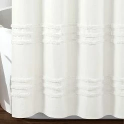 Coupon 🧨 Lush Decor Boho Kendra Tufted Yarn Dyed Eco-Friendly Recycled Cotton Shower Curtain Single Light Gray ✔️ -Lush Decor Shop Lush Decor Boho Kendra Tufted Yarn Dyed Eco Friendly Recycled Cotton Shower Curtain Single 6